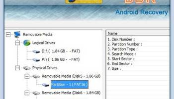 Android Data Recovery Software screenshot