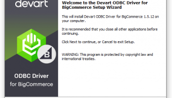 BigCommerce ODBC Driver by Devart screenshot