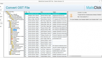 MailsClick Convert OST File screenshot