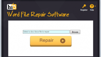 Hi5 Software Word File Repair screenshot