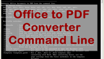 VeryUtils Office to PDF Shell screenshot
