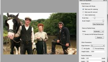 Seam Carving GUI screenshot