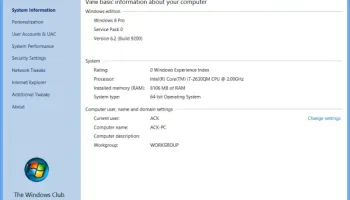 Ultimate Windows Tweaker screenshot