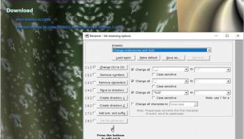 Renamer by EatMe for Windows 7 / 10 screenshot