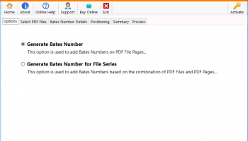 CubexSoft PDF Bates Stamping screenshot