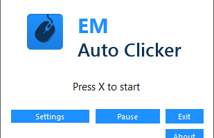 EM Auto Clicker screenshot