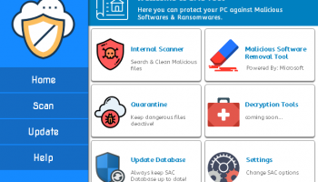 SAC Anti Malicious Tool screenshot