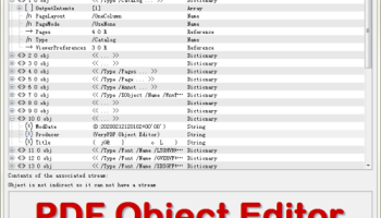 VeryUtils PDF Object Editor screenshot