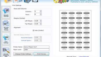 Barcode Maker for Library System screenshot