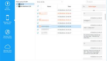 iMyFone iPhone Kik Recovery screenshot