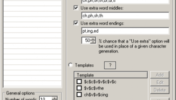 Simple Word Gen screenshot