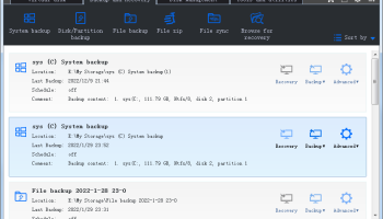 QILING Disk Master Server screenshot