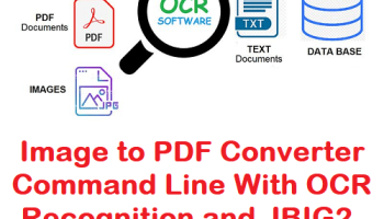 VeryUtils Image to PDF Converter with OCR, JBIG2, JPEG2000 screenshot