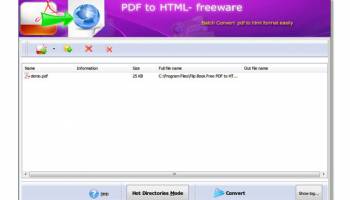 Flash Brochure Free PDF to HTML screenshot