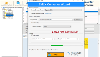 Enstella EMLX Converter software screenshot