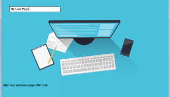 Responsive Web Page Generator screenshot