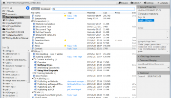 DocxManager - Document Organizer and Site Builder for Word screenshot