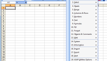 ASAP Utilities screenshot