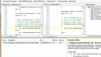 VB.Net to C# Converter screenshot