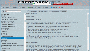 CheatBook Issue 11/2016 screenshot