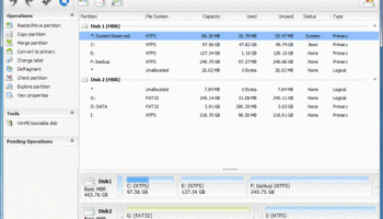 EaseUS Partition Master Server Edition screenshot
