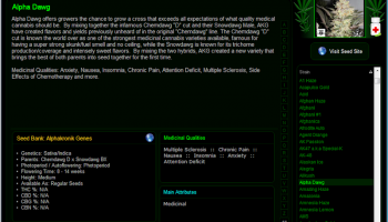 The Cannabis Strain Directory screenshot