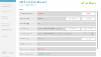 OESIS Endpoint Assessment Tool screenshot