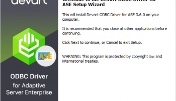 ASE ODBC Driver by Devart screenshot