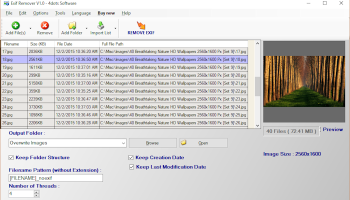 Exif Remover screenshot