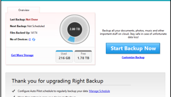 Right Backup For Windows screenshot