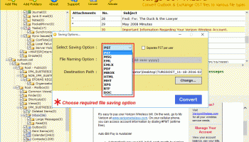 Free OST to PST Converter screenshot