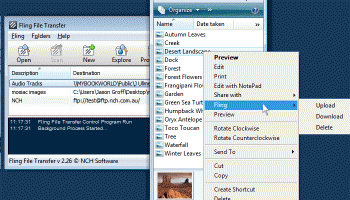 Fling File Transfer Power Edition screenshot