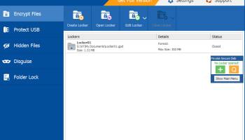 Private Secure Disk screenshot