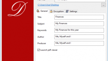 Doro PDF Writer screenshot