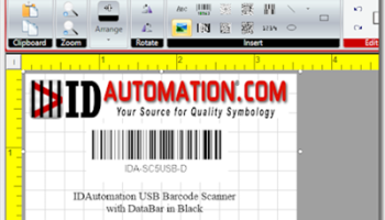 Barcode Label Standard Software screenshot