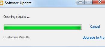 Software Update screenshot