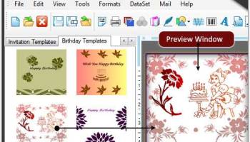 Birthday Cards Designing Program screenshot