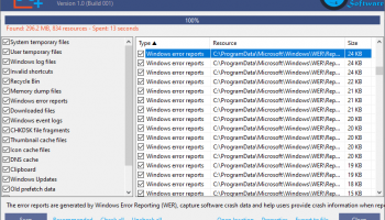 WinExt System Cleaner screenshot
