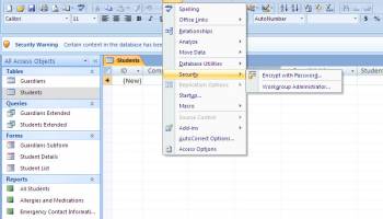 Classic Menu for Access 2007 screenshot