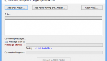 Software4help EMLX to MBOX Converter screenshot