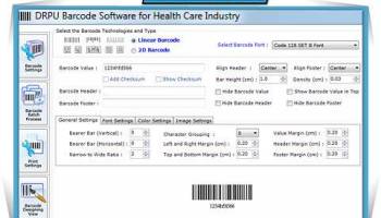 Barcode Maker Software for Pharmacy screenshot