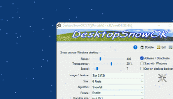 DesktopSnowOK screenshot