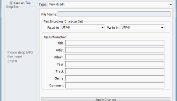 Moo0 Mp3InfoEditor screenshot