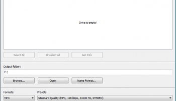 Free Audio CD to MP3 Converter screenshot