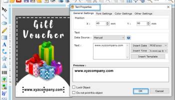 Cards Designing Application screenshot