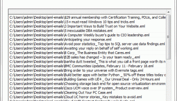 Vista Mail to Thunderbird screenshot