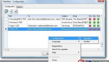 FileInMail screenshot