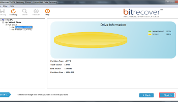How to Recover Data From Corrupt VMDK File screenshot