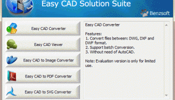 Easy CAD Solution Suite screenshot