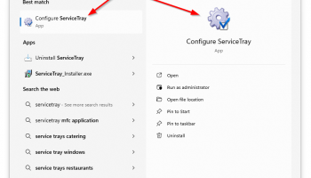 ServiceTray screenshot